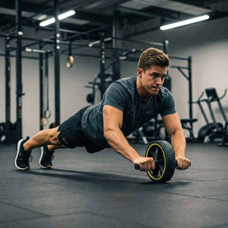 De ultieme gids voor sterke buikspieren met een ab wheel - happygetfit.com