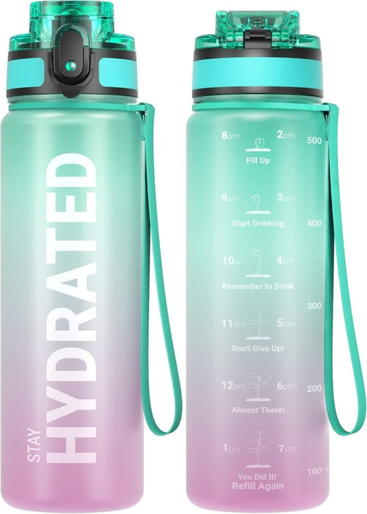 💧 Altijd gehydrateerd met deze BPA - vrije sportdrinkfles van 500 ml! - happygetfit.com