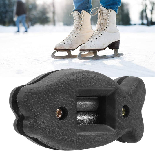 Altijd scherpe ijzers met de draagbare schaatsslijper voor ijshockeyers en schaatsfanaten - happygetfit.com