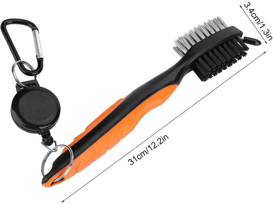 🧼 Altijd schone clubs = betere prestaties – met de handige golfclub borstel 🏌️ - happygetfit.com