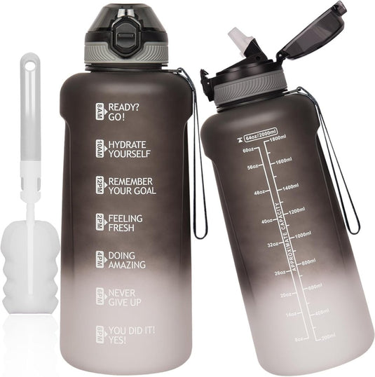 💧 Blijf gehydrateerd met deze 2 liter sportdrinkfles! - happygetfit.com