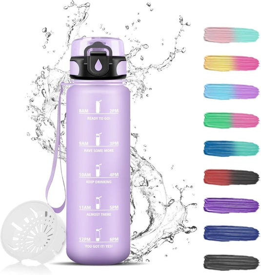 💧 Blijf gehydrateerd met deze BPA - vrije sportwaterfles van 1.5 liter! - happygetfit.com