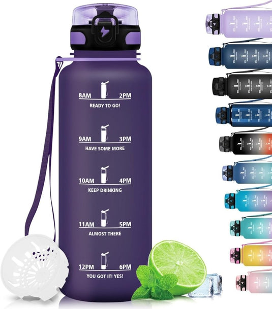 💧 Blijf gehydrateerd met deze BPA - vrije sportwaterfles van 1.5 liter! - happygetfit.com