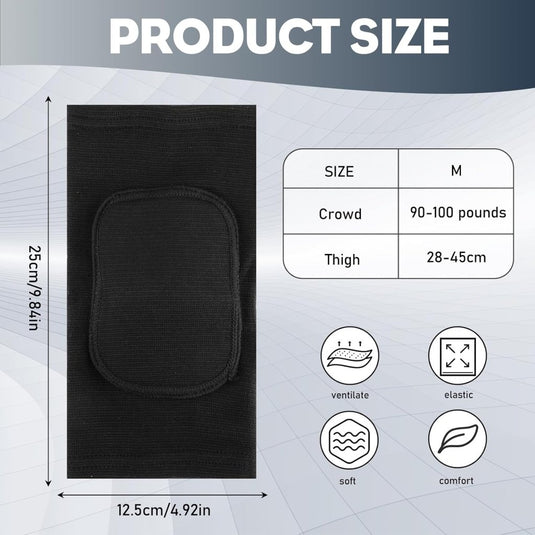 🏐 Maximale kniebescherming – Comfort en schokabsorptie tijdens elke sport! - happygetfit.com