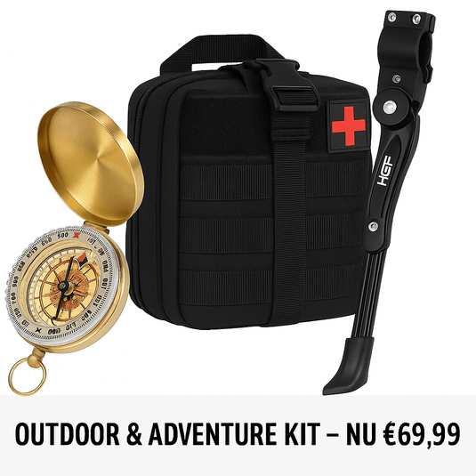 🏕️ Outdoor & adventure kit – Voor de sportieve buitenmens - Nu tijdelijk: €69,99 i.p.v. €84,97 - happygetfit.com
