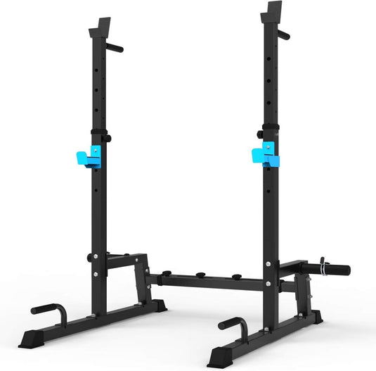 🏋️♂️ Squat rack voor thuis – compact, verstelbaar en multifunctioneel trainen - happygetfit.com