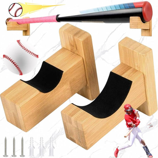 ⚾ Stijlvolle honkbalknuppel houder – Horizontale wandmontage! - happygetfit.com