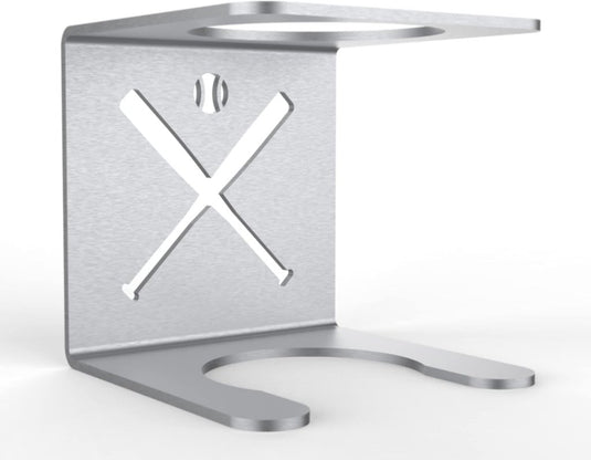 🏆 Stijlvolle roestvrijstalen houder voor honkbalknuppels – strak, sterk en zonder gereedschap te monteren - happygetfit.com