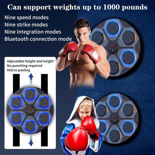 🥊 Upgrade je Workout met deze innovatieve muziekboksmachine! 🎶 - happygetfit.com