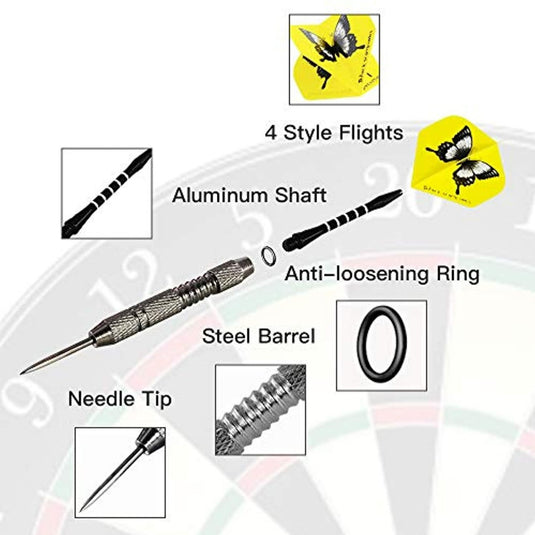 Productnaam: Professionele metalen dartset: Verbeter je dartspel en scoor meer punten!