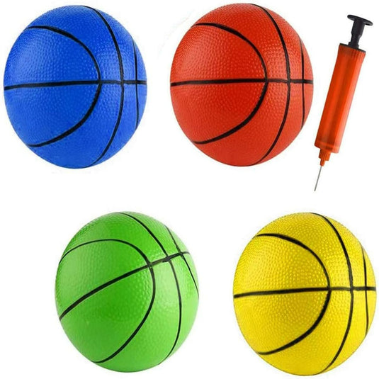 Dompel jezelf onder in speelplezier met onze veilige en kleurrijke strand speelgoedballen, gemaakt van duurzaam rubber, inclusief een pomp voor het oppompen.