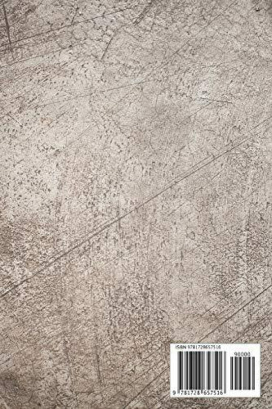 Het gestructureerde, versleten oppervlak geeft een indicatie van uw trainingsgeschiedenis, terwijl een barcode met ISBN 9781727645716 bevestigt dat dit het