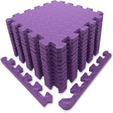 Een puzzel met randstukken paars 3D-geprinte fractale structuur die lijkt op een mengerspons.