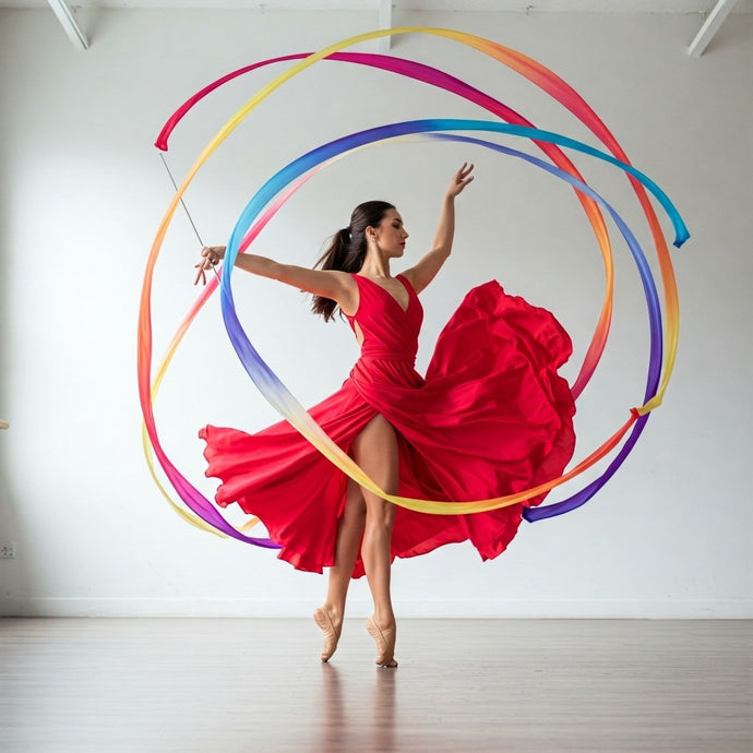 Dansend met sierlijke linten: Een betoverende reis door de wereld van danslinten