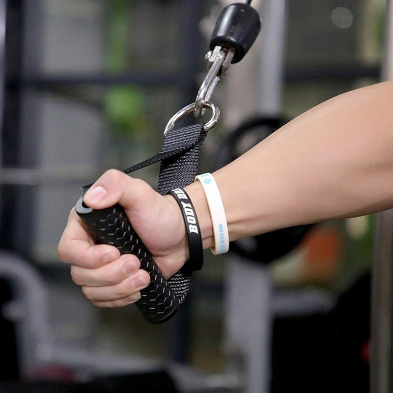 Load image into Gallery viewer, 1 Paar Oefening Weerstandsbanden Handvat Pull Up Oefening Band Weerstand Band Handvaten Heavy Duty Kabel Machine Attachment Nylon Gym Weerstand Band Weerstand Band Handvatenvoor Fitness Gym Yoga - happygetfit.com
