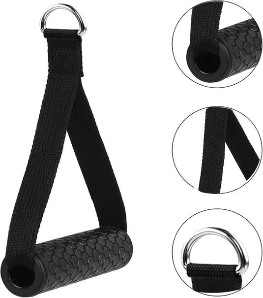 1 Paar Oefening Weerstandsbanden Handvat Pull Up Oefening Band Weerstand Band Handvaten Heavy Duty Kabel Machine Attachment Nylon Gym Weerstand Band Weerstand Band Handvatenvoor Fitness Gym Yoga - happygetfit.com