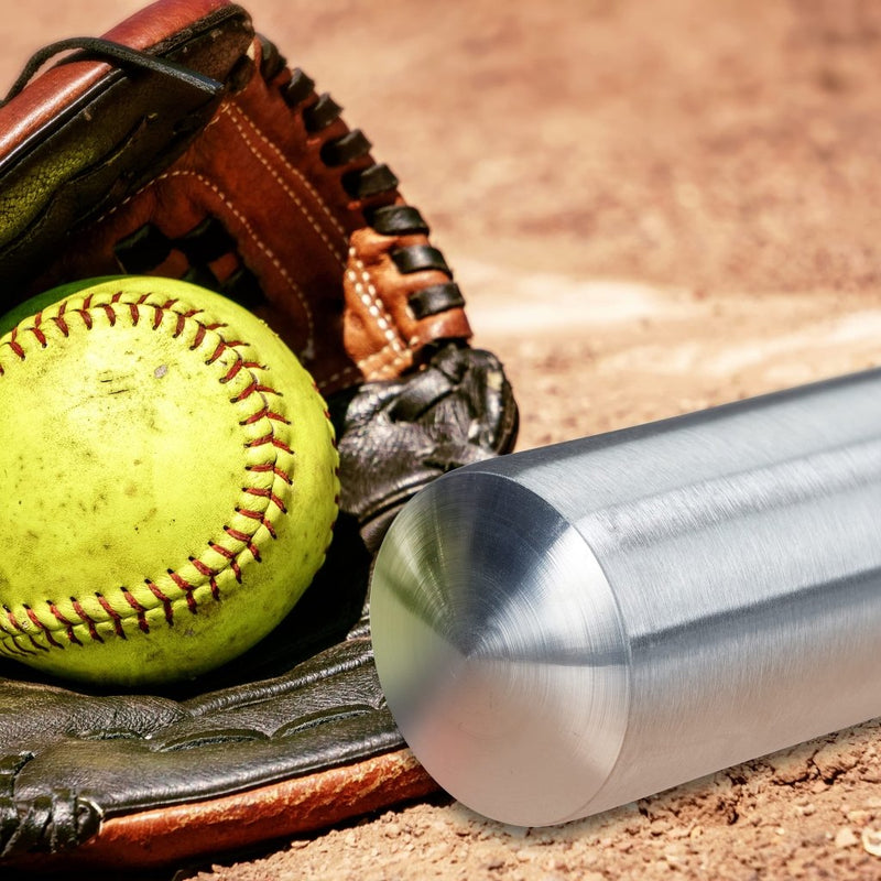 Laad afbeelding in Galerijviewer, 10 x Baseballschläger Aluminium, Leichter Softballschläger, Rutschfester Griff, 34 Zoll, Aluschläger, Silber - happygetfit.com
