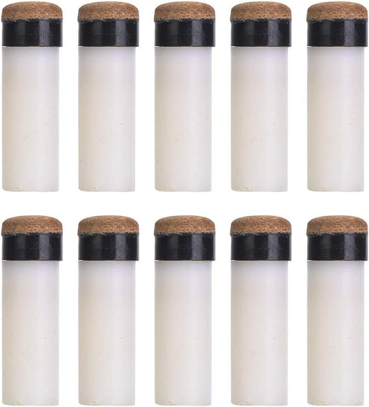 10x biljartkeu schroeftips – zachte keutips 10/11/12/13 mm voor pool en snooker - happygetfit.com