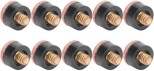 10x biljartkeu schroeftips – zachte reserve keutips 10/11/12/13 mm voor pool en snooker - happygetfit.com