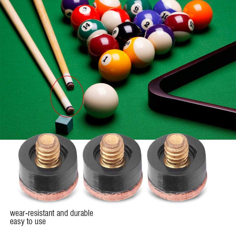 Load image into Gallery viewer, 10x biljartkeu schroeftips – zachte reserve keutips 10/11/12/13 mm voor pool en snooker - happygetfit.com
