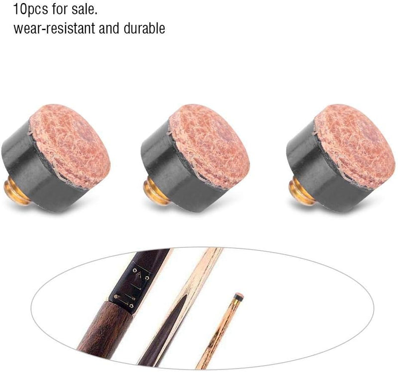Load image into Gallery viewer, 10x biljartkeu schroeftips – zachte reserve keutips 10/11/12/13 mm voor pool en snooker - happygetfit.com
