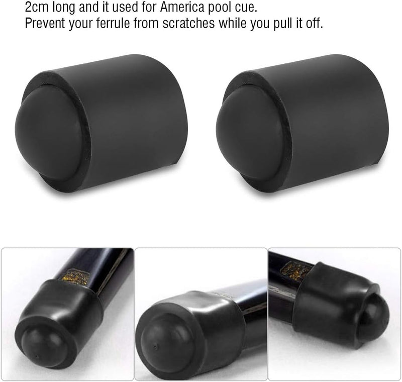 Load image into Gallery viewer, 10x biljartkeu tip beschermkap – rubberen keudoppen voor poolkeu en ferrule - happygetfit.com
