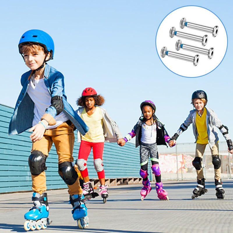Load image into Gallery viewer, 12 schroeven voor schaatsen en 2 moersleutels voor inline skates, accessoires voor schaatsen, reserveonderdelen voor de reparatie van inline skates, kofferwielen - happygetfit.com

