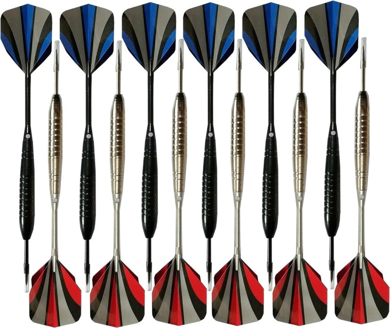 Load image into Gallery viewer, 15 Pack 14G Kleurrijke Dartpijlen met Stalen Punt, Aluminium Assen Metaal Dartset (5 Kleuren), Beginners Thuis Darten, Messing Vaten en Dart Puntenslijper, voor Rec Room Mannengrot Bar - happygetfit.com
