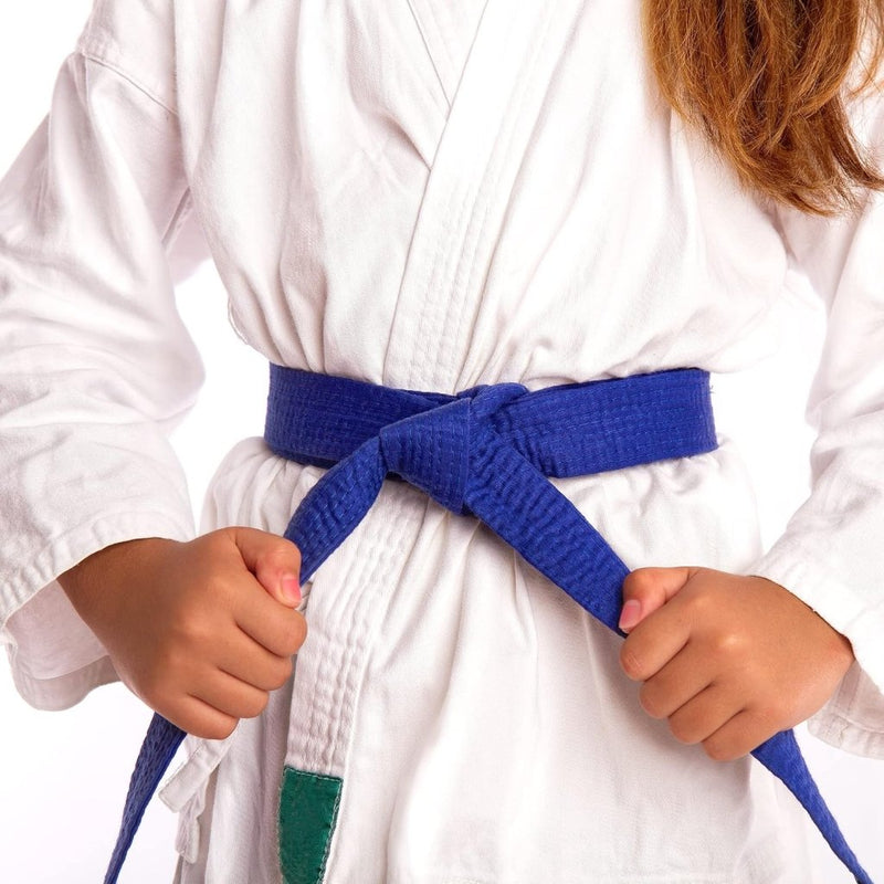 Load image into Gallery viewer, 2 Pcs 260cm Judo Karate Riem Martial Arts Sport Riemen Taekwondo Riemen Professioneel Karate Aikido Riem Dikke Stof White Belt Kinderen Volwassenen Kofun Martial Arts Riem - happygetfit.com
