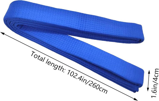 2 Pcs 260cm Judo Karate Riem Martial Arts Sport Riemen Taekwondo Riemen Professioneel Karate Aikido Riem Dikke Stof White Belt Kinderen Volwassenen Kofun Martial Arts Riem - happygetfit.com