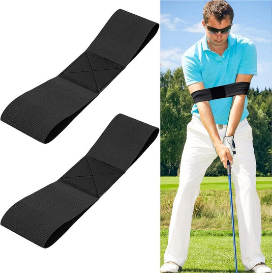 2 Stuks Golf Swing Trainer Houding Correction, Golf Trainingshulp Swing, Golf Pols Swing Trainer, voor Alle Golfers, Verbeter Hun Swinghouding, Verbeter Hun Swingvaardigheden - happygetfit.com