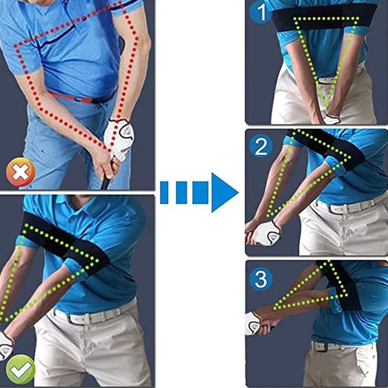 Laad afbeelding in Galerijviewer, 2 Stuks Golf Swing Trainer Houding Correction, Golf Trainingshulp Swing, Golf Pols Swing Trainer, voor Alle Golfers, Verbeter Hun Swinghouding, Verbeter Hun Swingvaardigheden - happygetfit.com
