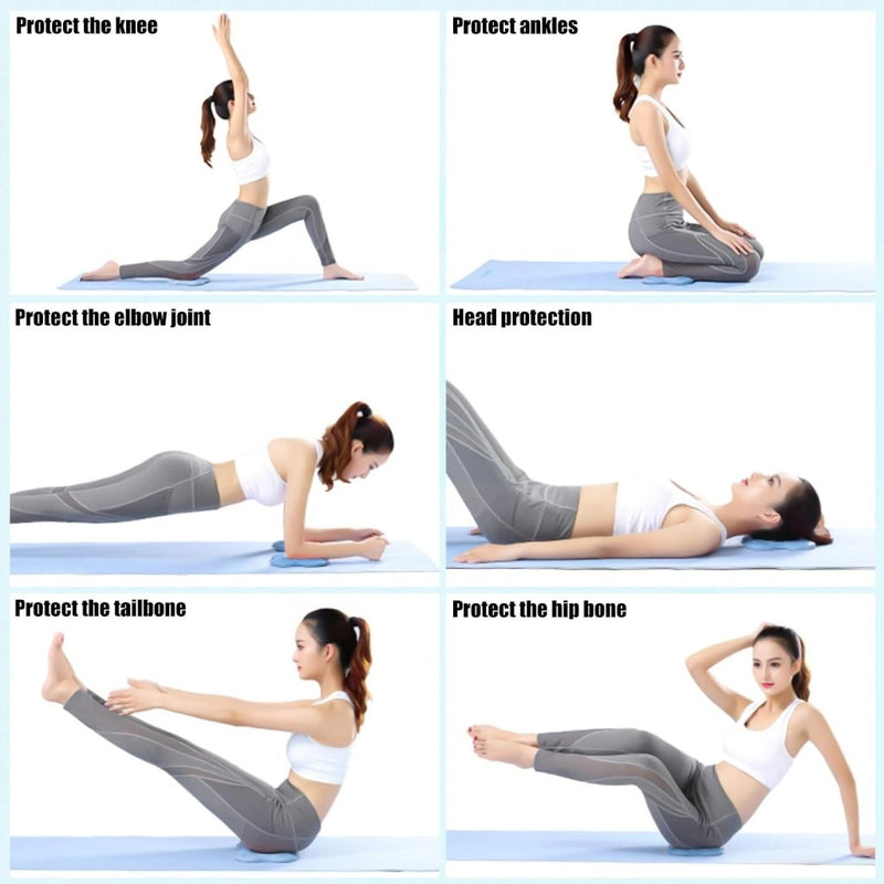 Load image into Gallery viewer, 2 stuks kniekussens voor yoga, antislip kniebeschermers, matset, slijtvast, beschermt de knieën, handen, polsen en ellebogen - happygetfit.com
