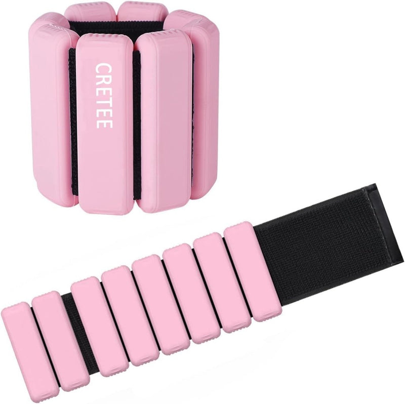 Load image into Gallery viewer, 2 stuks verstelbare polsgewichten enkelgewichten voor oefeningen wandelen joggen yoga aerobics pilates gewichtsarmband fitnessarmband (14-23 cm) - happygetfit.com
