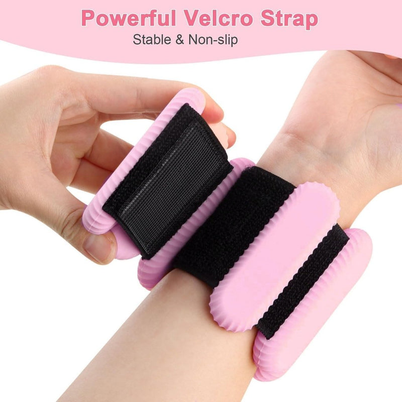 Load image into Gallery viewer, 2 stuks verstelbare polsgewichten enkelgewichten voor oefeningen wandelen joggen yoga aerobics pilates gewichtsarmband fitnessarmband (14-23 cm) - happygetfit.com
