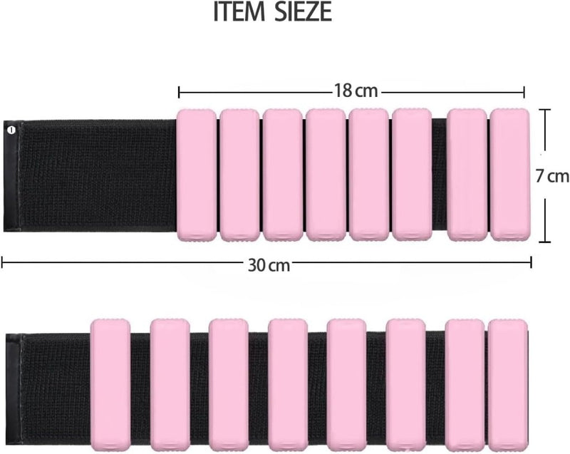 Load image into Gallery viewer, 2 stuks verstelbare polsgewichten enkelgewichten voor oefeningen wandelen joggen yoga aerobics pilates gewichtsarmband fitnessarmband (14-23 cm) - happygetfit.com
