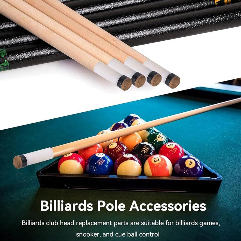 Load image into Gallery viewer, 20-delige biljartkeu tip set 10 mm – leren schroefpunten met kunststof huls voor pool en snooker - happygetfit.com
