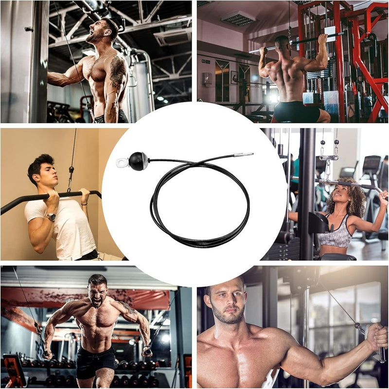 Laad afbeelding in Galerijviewer, 2m Fitness Stalen Kabel Fitness Gym Vervanging Kabel Thuis Gym Kabel Accessoires Fitness Katrol Kabel Systeem Zware Stalen Kabel voor Thuis Gym - happygetfit.com
