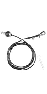 Laad afbeelding in Galerijviewer, 2m Fitness Stalen Kabel Fitness Gym Vervanging Kabel Thuis Gym Kabel Accessoires Fitness Katrol Kabel Systeem Zware Stalen Kabel voor Thuis Gym - happygetfit.com
