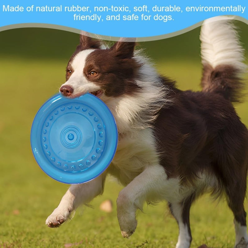 Load image into Gallery viewer, 2x hondenfrisbee 15,5 cm – drijvend rubber hondenspeelgoed voor apporteren en training - happygetfit.com
