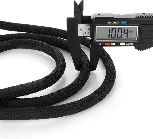 2x statisch outdoor touw 10 m x 10 mm – met 4 karabijnhaken en reflecterende details - happygetfit.com