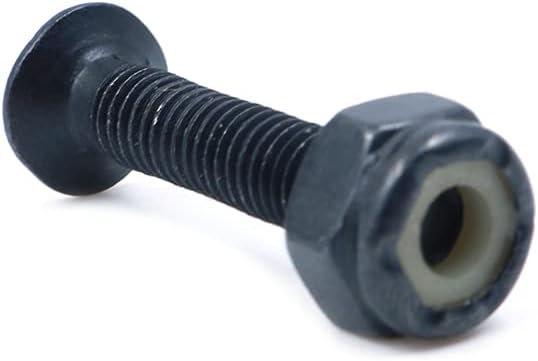 Load image into Gallery viewer, Skateboard schroeven 35 mm met moeren 16 stuks zwart – truck montagebouten – longboard accessoires
