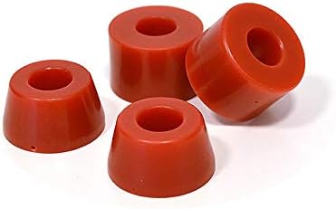 Longboard bushings 78A 4 stuks rood extra zacht – stuurrubbers – longboard skateboard accessoires
