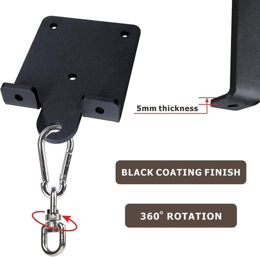 360° draaibare bokszakhouder voor wand- en plafondmontage - happygetfit.com