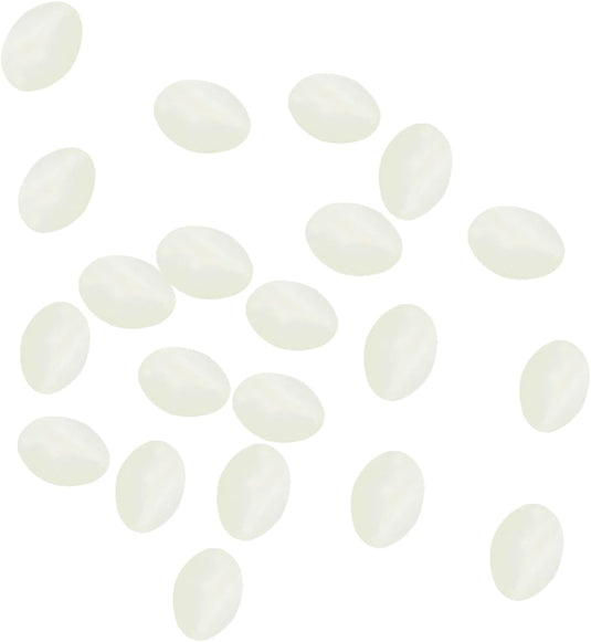 Lichtgevende viskralen 100 stuks 8 x 6 mm met opbergdoos – glow beads – visaccessoires
