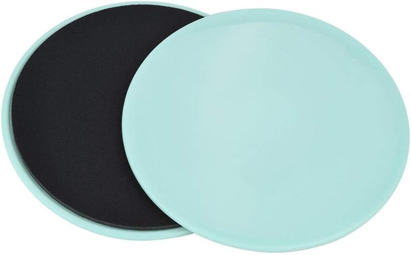 Laad afbeelding in Galerijviewer, Fitness sliders 2 stuks voor full-body en core training lichtgroen – gliding discs – buiktrainer
