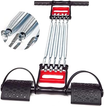 Multifunctionele expander fitness met voetpedaal voor borst-, arm-, bovenlichaams- en spiertraining