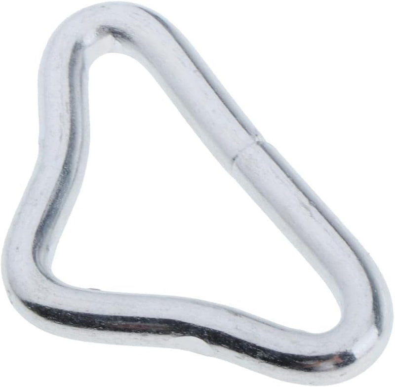 Laad afbeelding in Galerijviewer, Trampoline driehoeksringen 10 stuks 38 mm van verzinkt staal – V-ringen – trampoline accessoires
