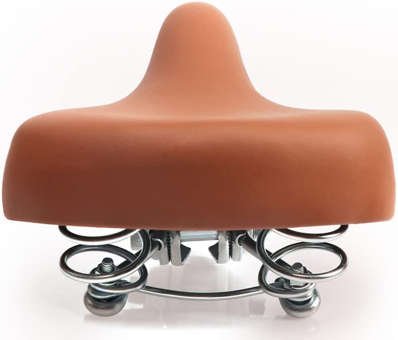 Load image into Gallery viewer, Breed kinderfietszadel bruin voor fietsen van 12 tot 20 inch
