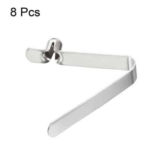 Veerklemmen voor telescopische buizen 8x5,5 mm (8 stuks) - Kajak peddel borgpennen - Tentpaal borgclips staal